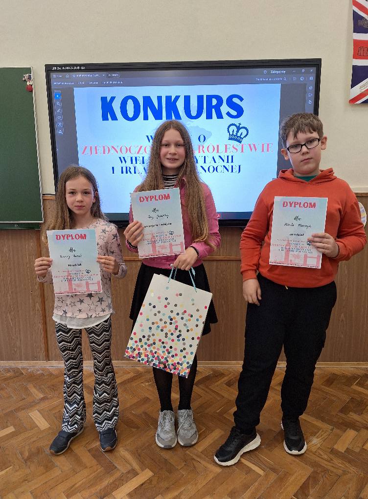 Gminny Konkurs wiedzy o Zjednoczonym Królestwie Wielkiej Brytanii i Irlandii Północnej