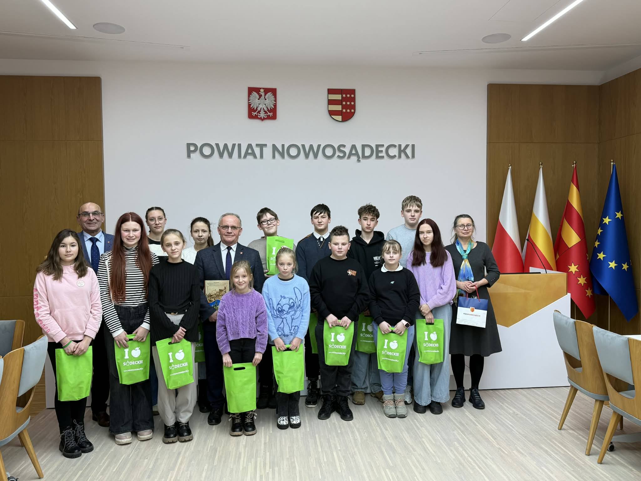 Wizyta w Starostwie Powiatu Nowosądeckiego
